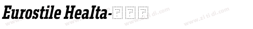 Eurostile HeaIta字体转换
